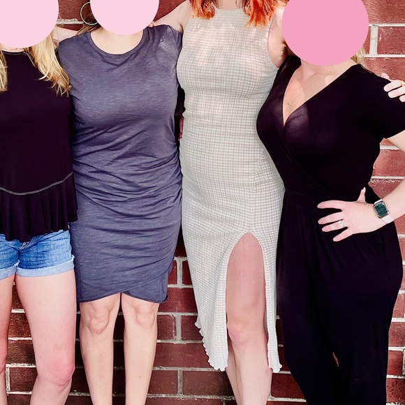 SOLD - Wilfred by Aritzia Gingham Midi Dress - Picture 4 of 9